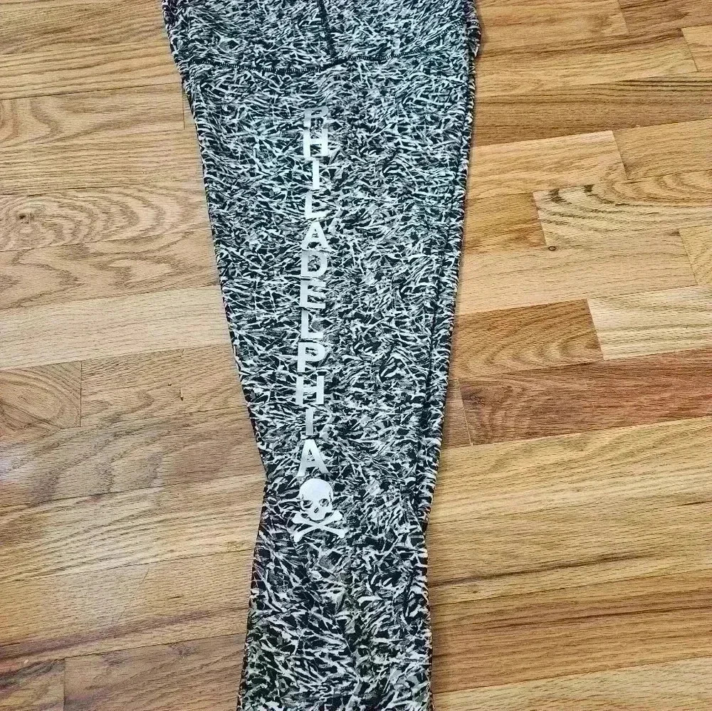 Lululemon SoulCycle Philadelp Wunder Under Crop Hi-Rise Mini Ripple Green Camo - Picture 6 of 8